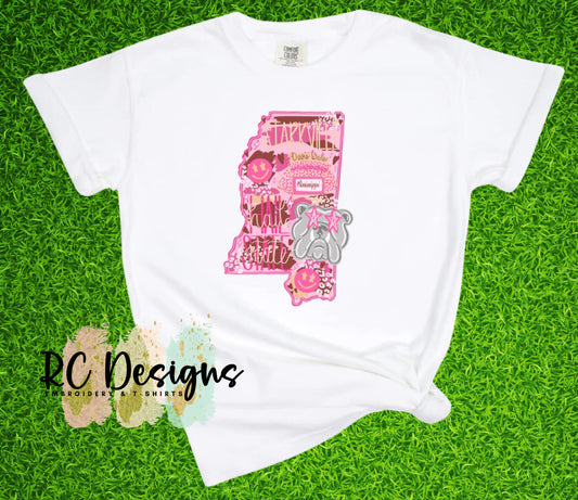 Football Season Preppy Design - Mississippi