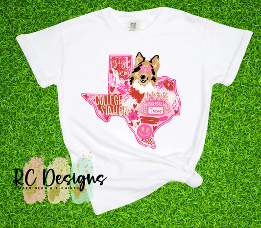 Football Season Preppy Design - Texas A&M