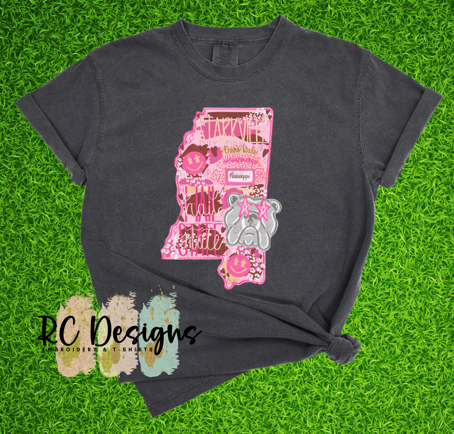 Football Season Preppy Design - Mississippi