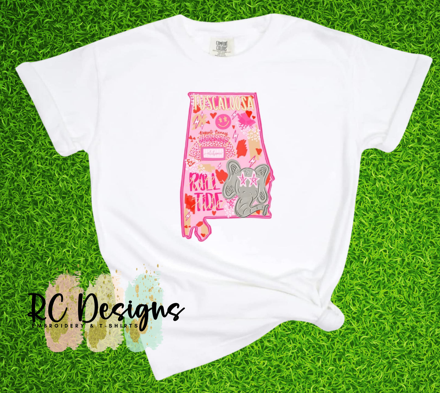 Football Season Preppy Design - Alabama