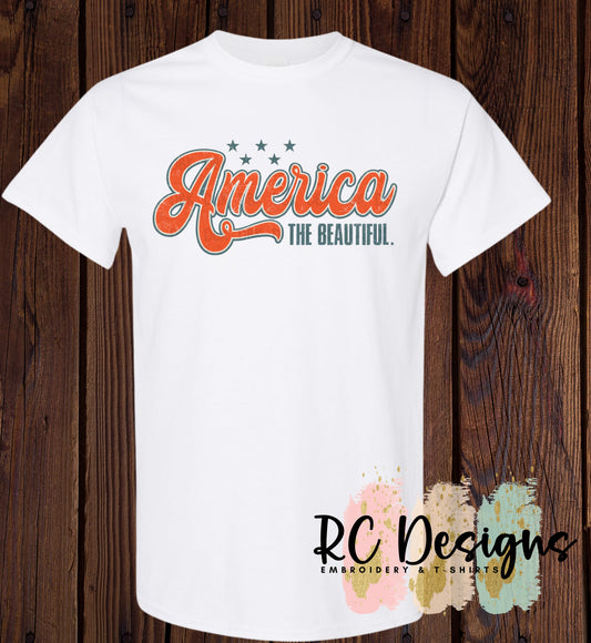 America The Beautiful - TANK OR TSHIRT