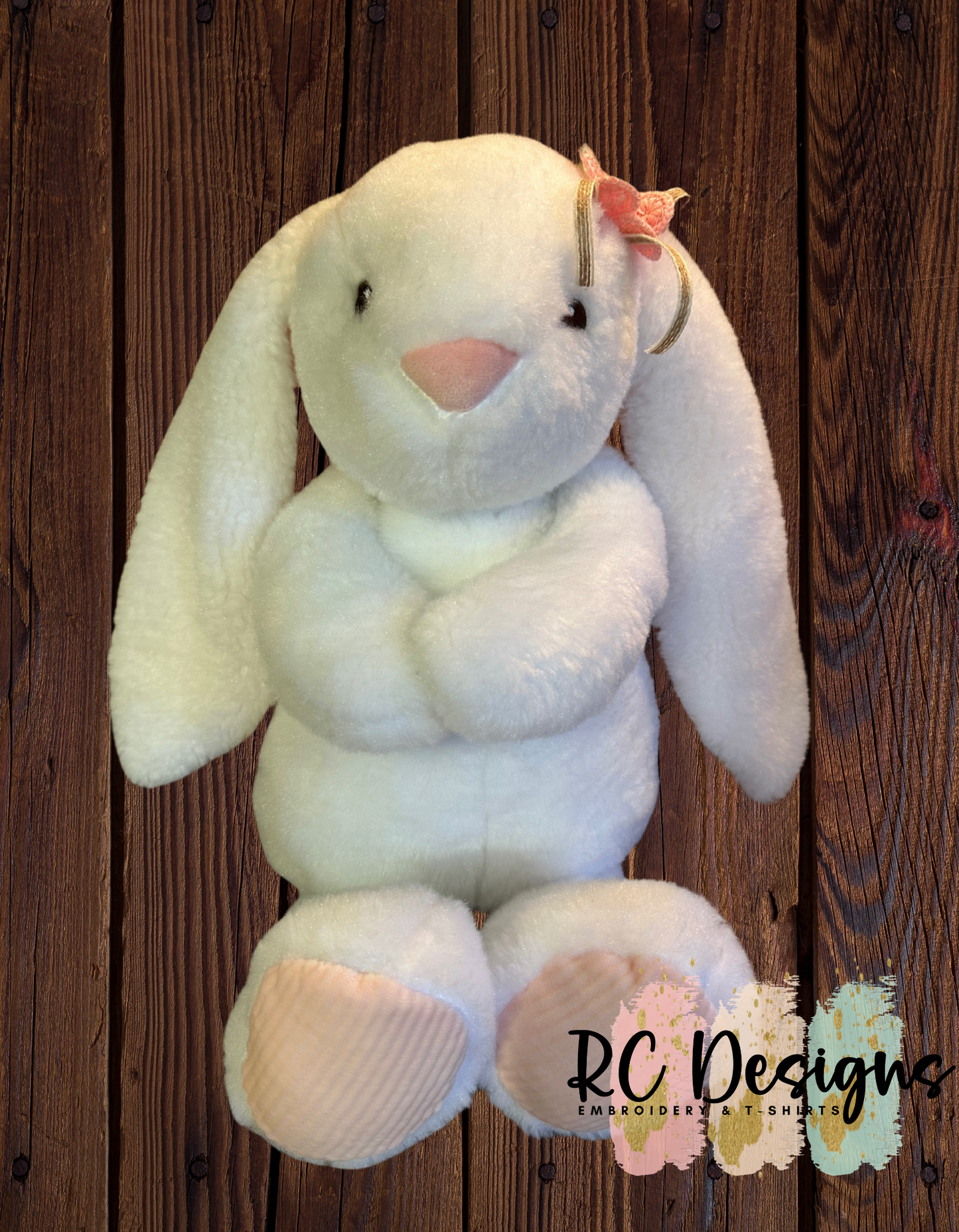 EMBROIDERED EASTER BUNNY