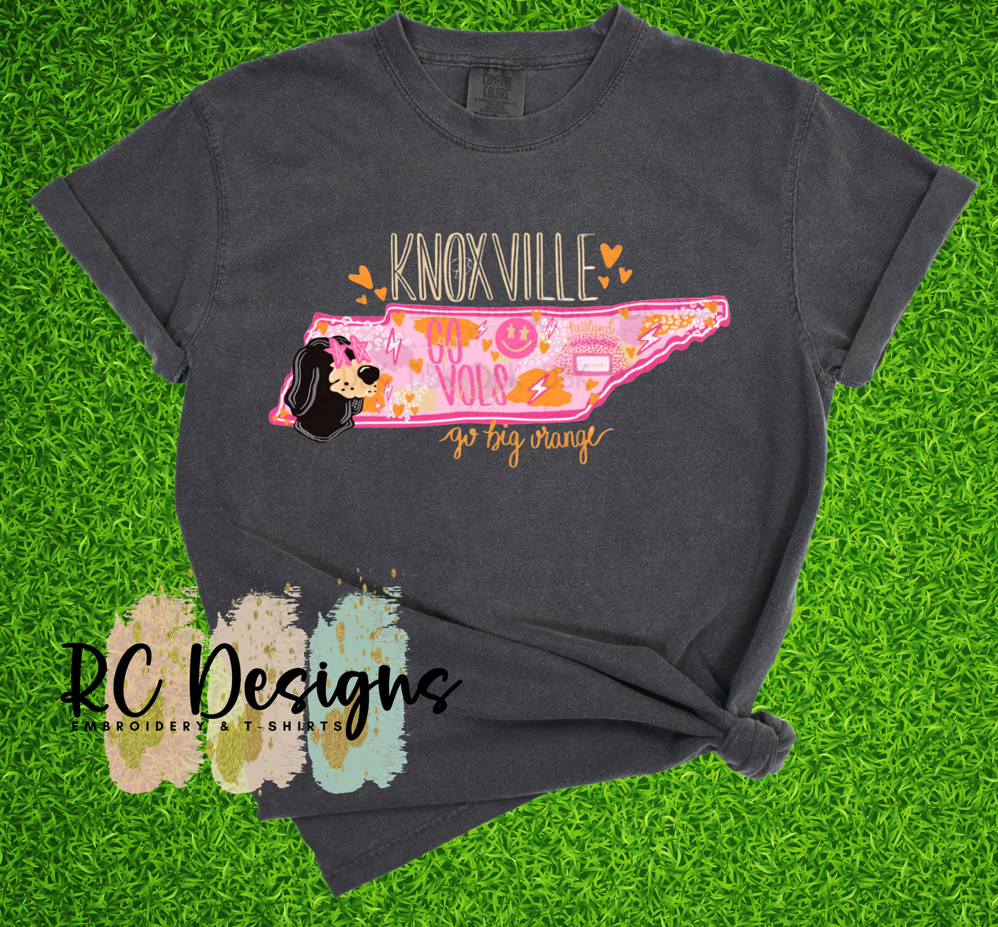 Football Season Preppy Design - Tennessee