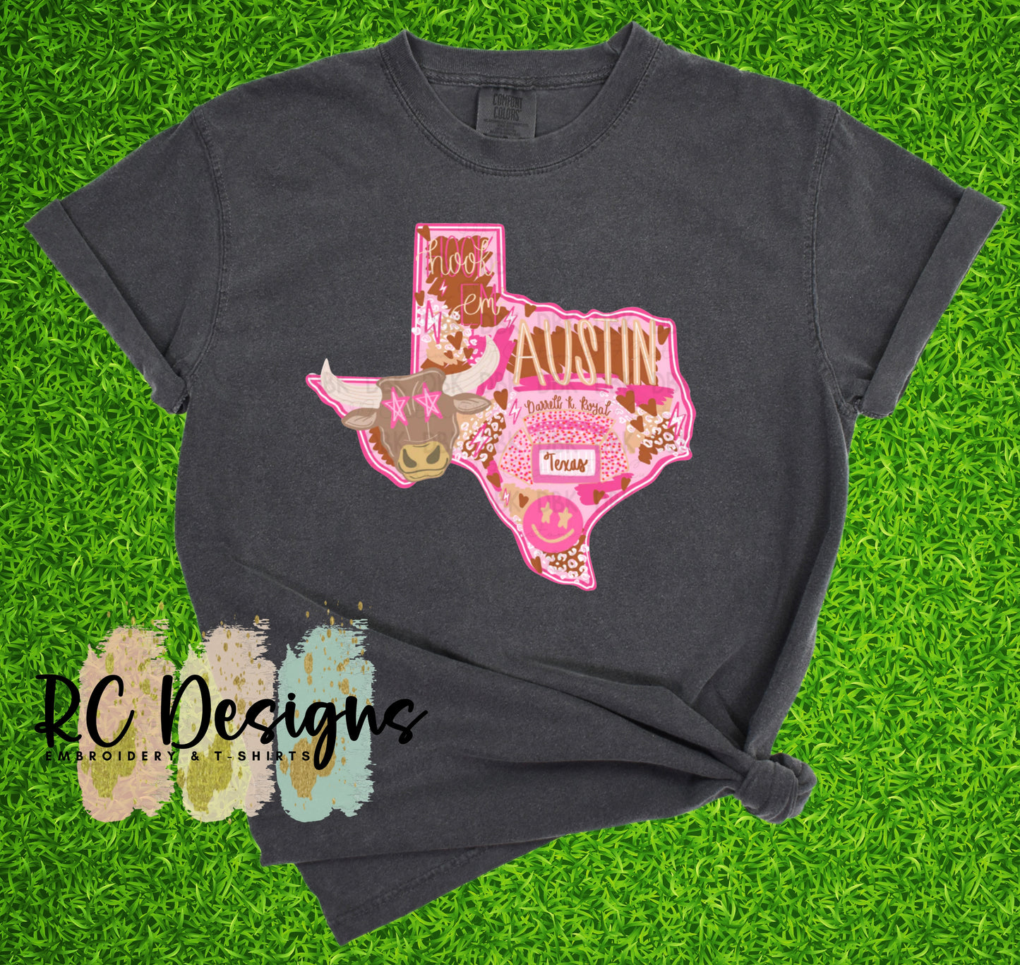 Football Season Preppy Design - Texas