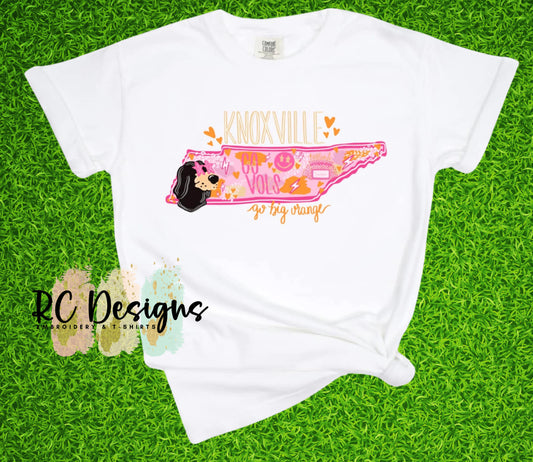 Football Season Preppy Design - Tennessee