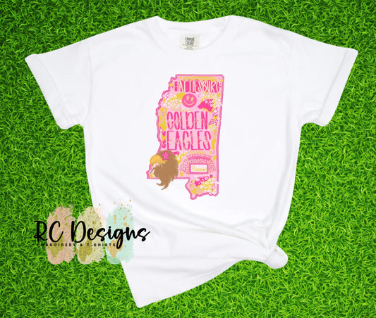 Football Season Preppy Design - Southern Miss