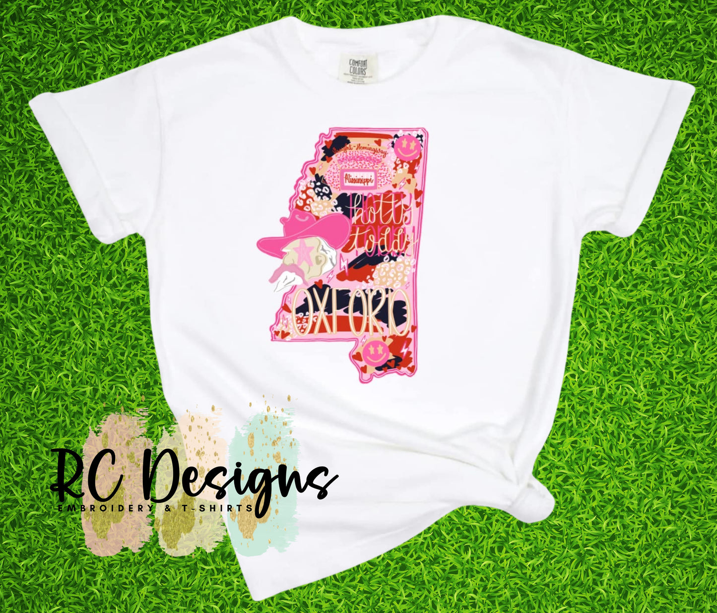 Football Season Preppy Design - Ole Miss