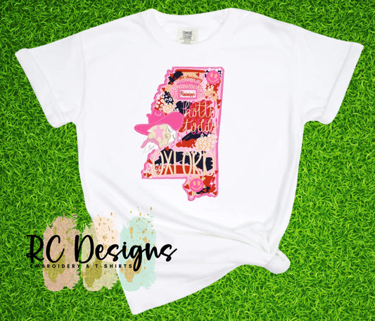 Football Season Preppy Design - Ole Miss