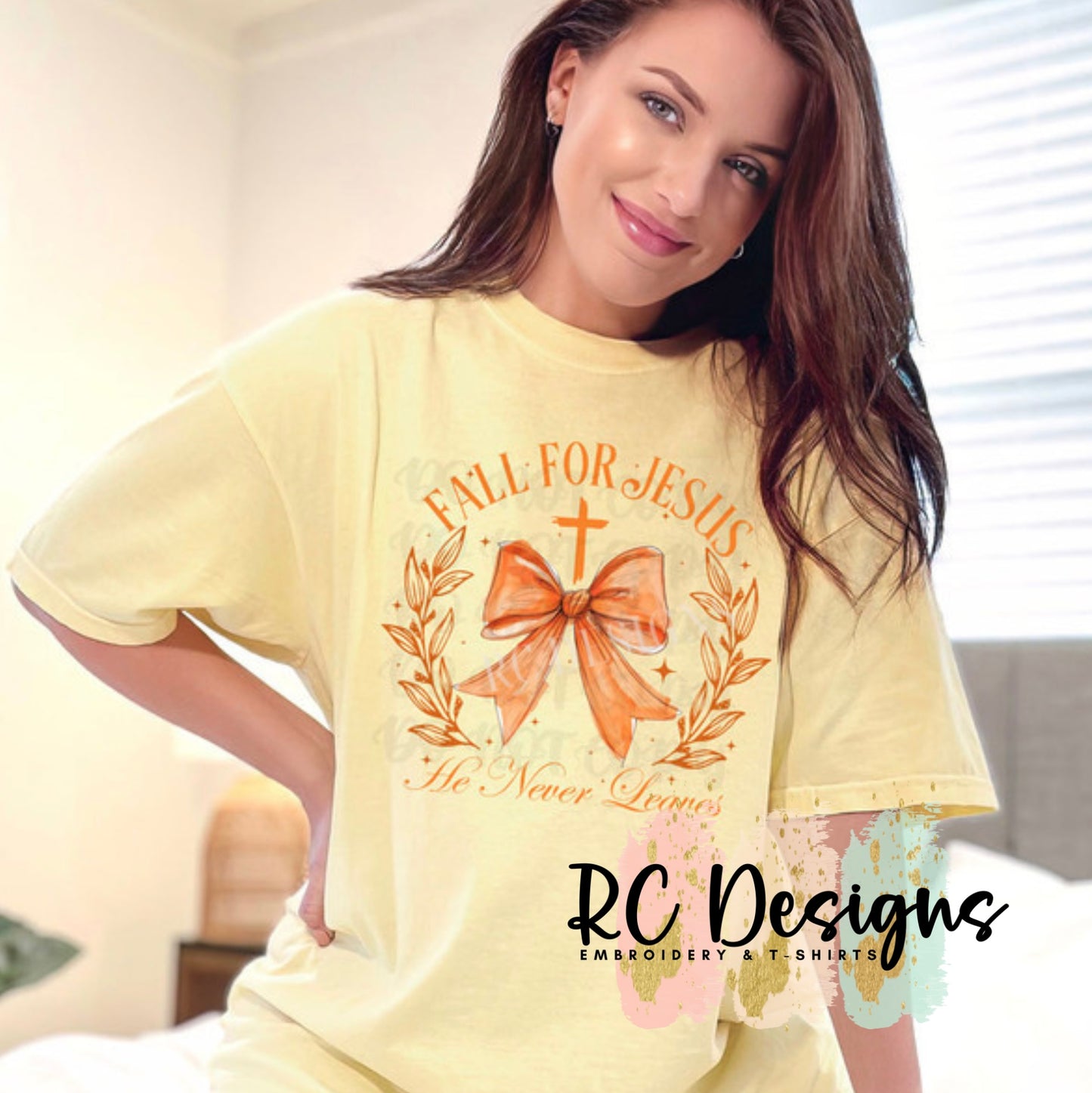 FALL FOR JESUS, HE NEVER LEAVES