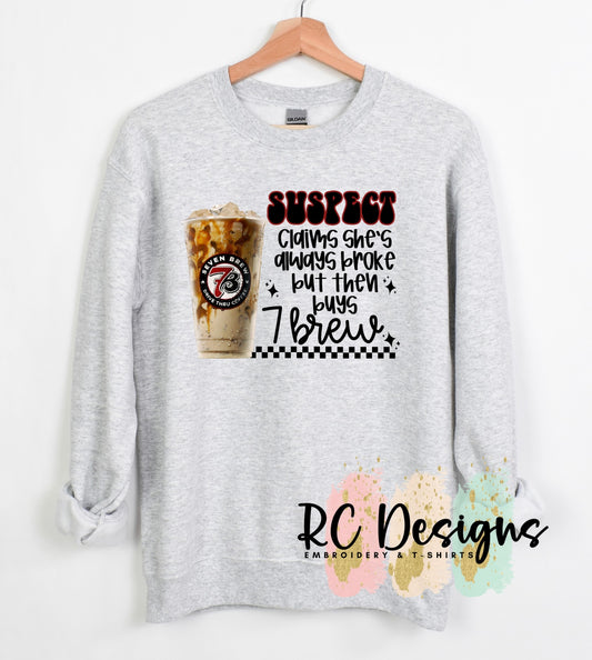 Suspect Claims She’s Broke..