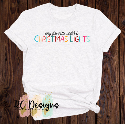 My Favorite Color is Christmas Lights