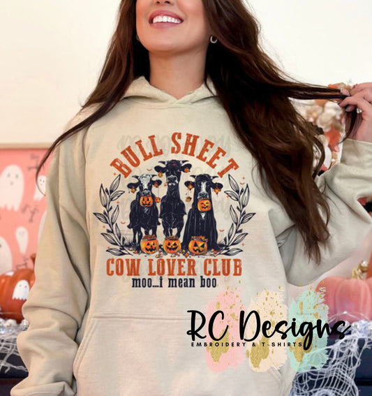 BULL SHEET - COW LOVERS CLUB