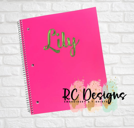 Personalized Notebook