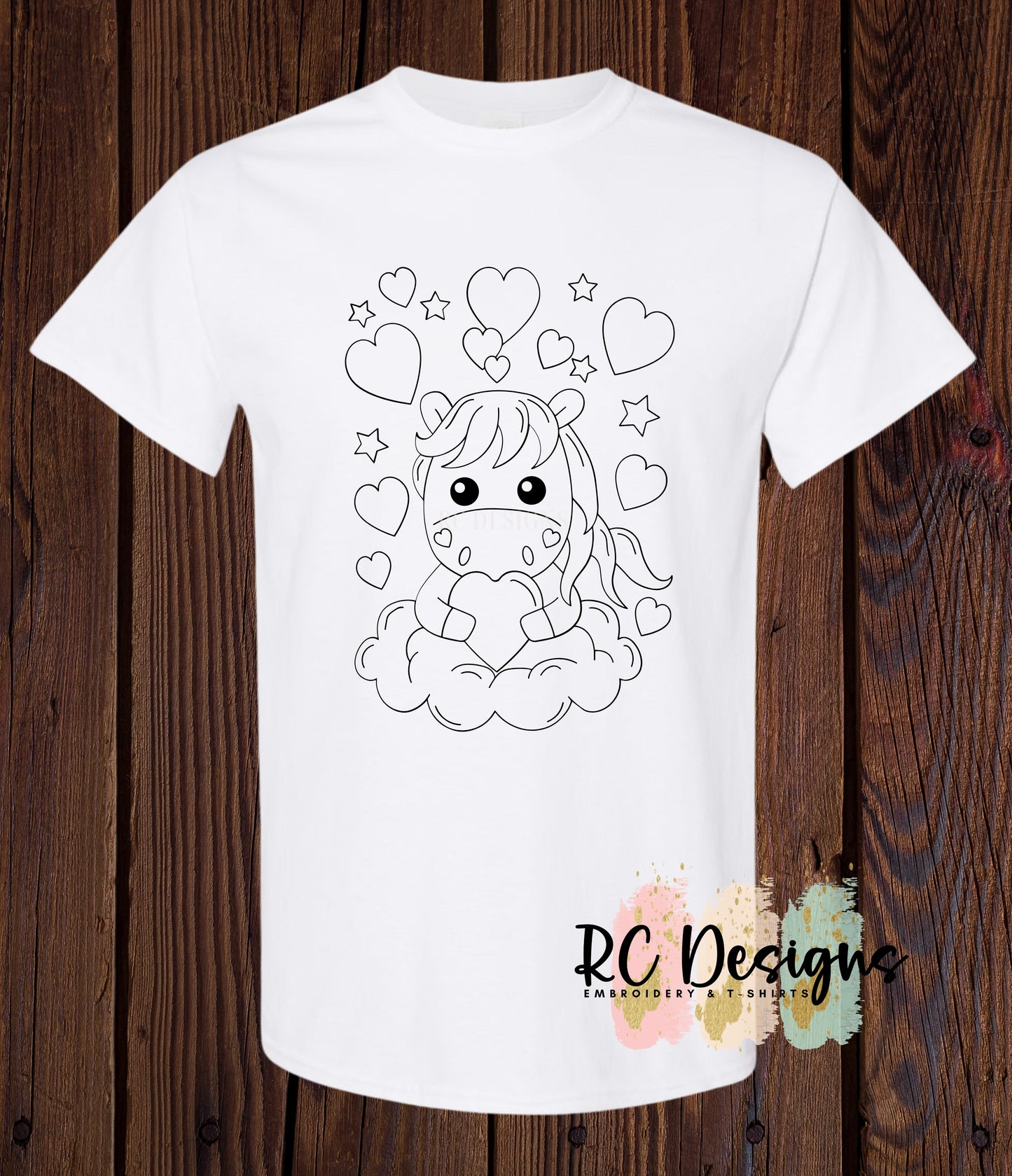 COLORING SHIRT - VALENTINE’S DAY!