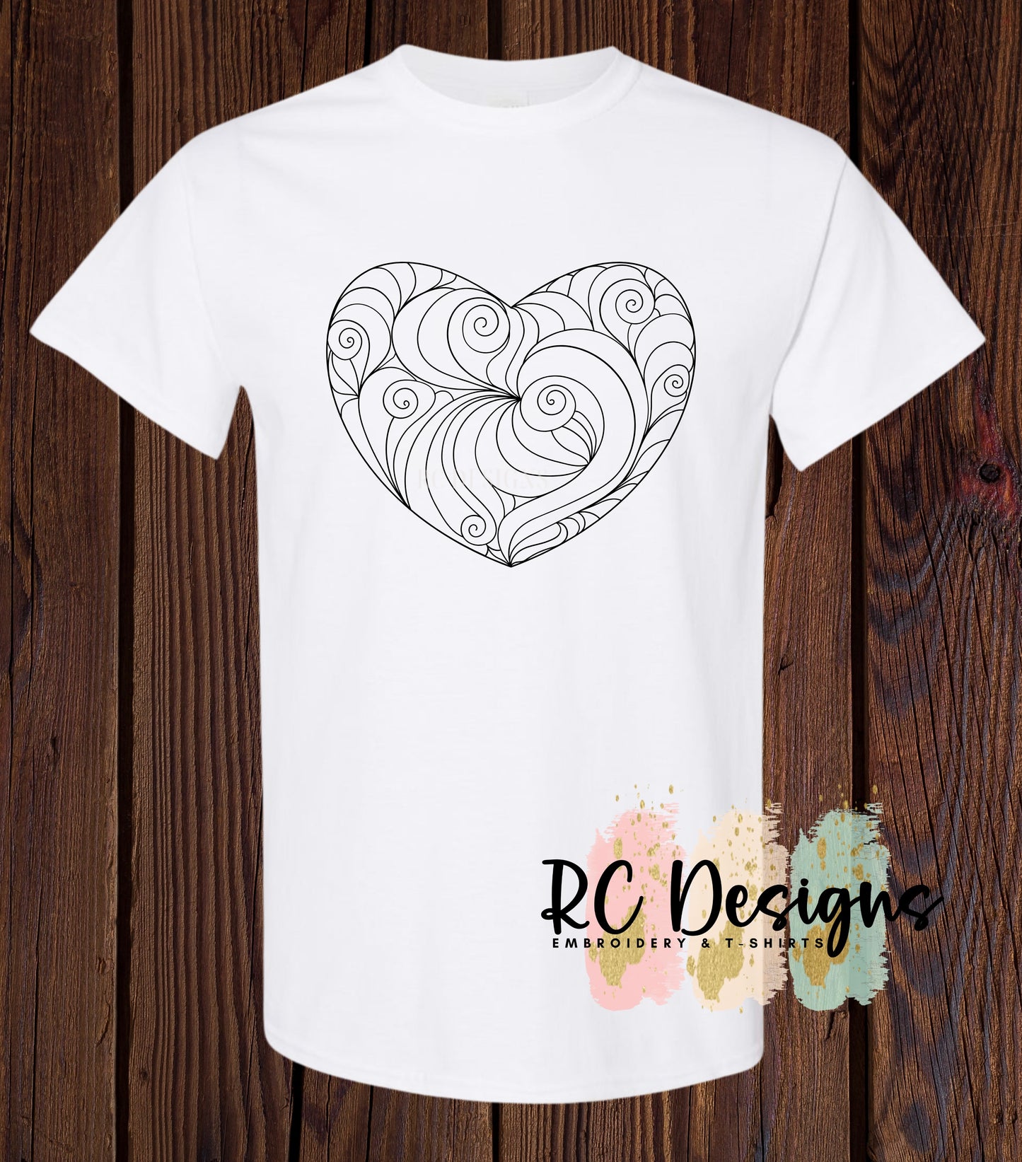 COLORING SHIRT - VALENTINE’S DAY!