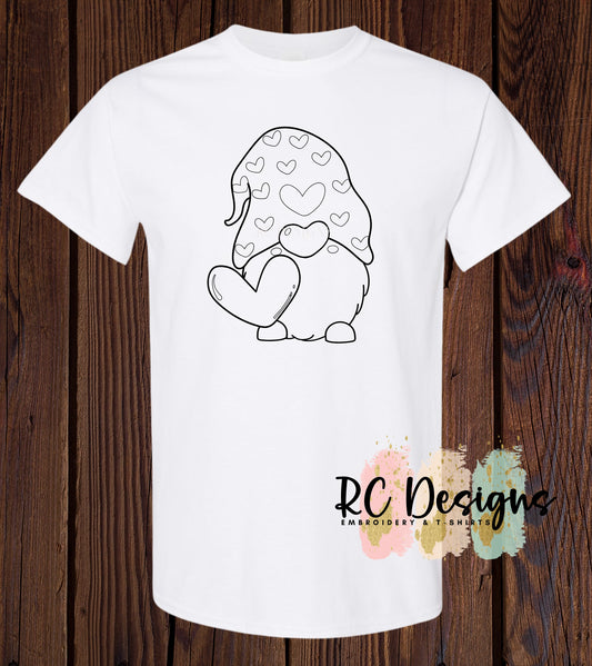 COLORING SHIRT - VALENTINE’S DAY!